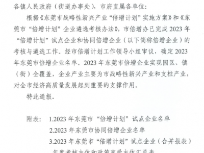 屢獲殊榮！國亨公司再次入選“倍增計劃”企業(yè)